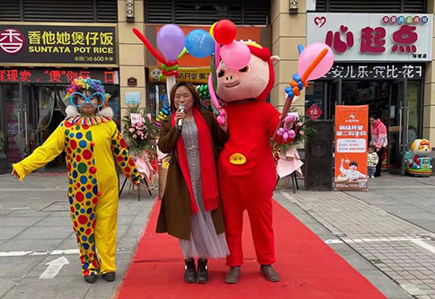 熱烈祝賀湖北仙桃如意餛飩加盟店盛大開業(yè)，預(yù)祝老板生意興??！