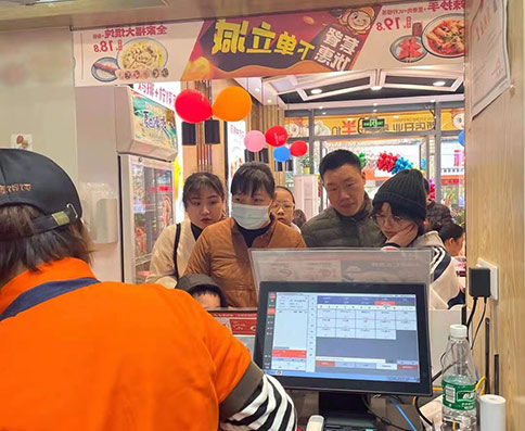 熱烈祝賀湖北仙桃如意餛飩加盟店盛大開業(yè)，預(yù)祝老板生意興?。? width=