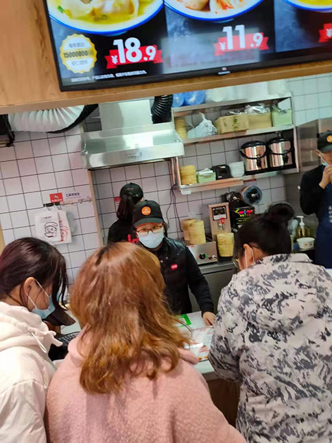 熱烈祝賀河南鄭州如意餛飩瀚海海尚店盛大開業，祝老板財源廣進！