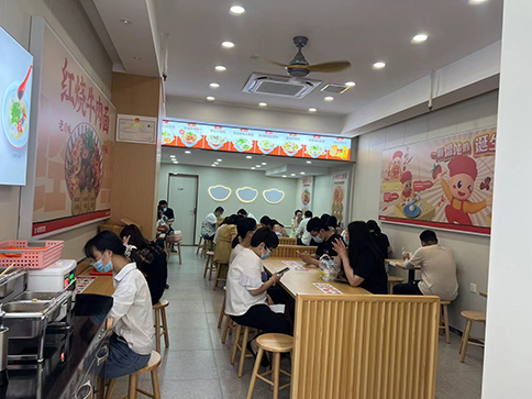 熱烈祝賀如意餛飩武漢漢口火車站新店火爆開(kāi)業(yè)